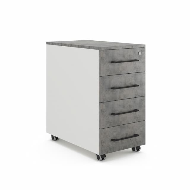 Тумба мобильная Kobor TМ4-40/70 white/chicago