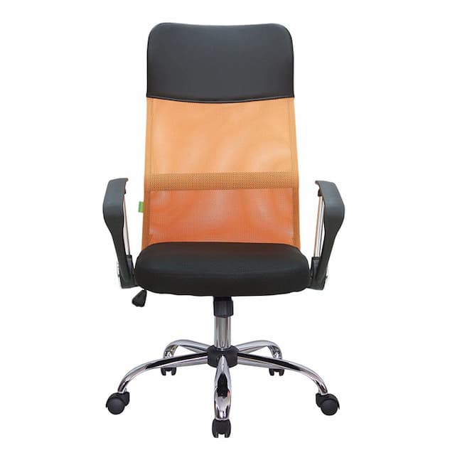 Кресло Riva Chair Smart RCH 8074 чёрный/оранжевый