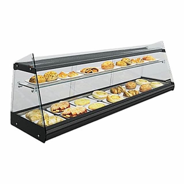 Витрина настольная нейтральная Полюс Carboma AC38 N 1,0-11 с полкой