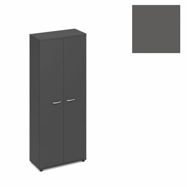 Шкаф для документов закрытый Юнитекс А4 (78x36.4x193) А4 9372 АР антрацит премиум