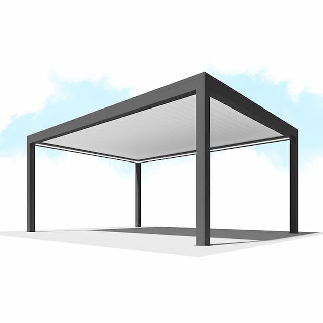 Пергола Сити-Форм Pergola В500-25П Bioclimatic с поворотными ламелями ЛАМЕЛЬ 250 X 53 (4,5х4,5) 1 модуль