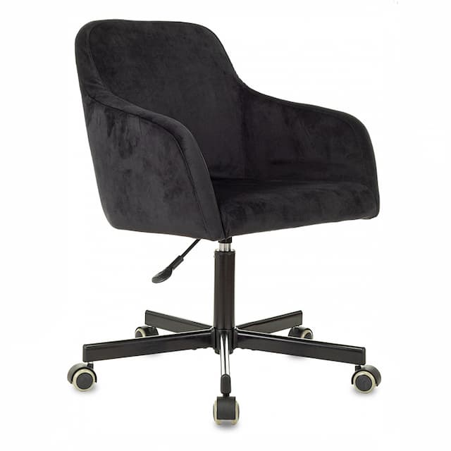 Кресло Бюрократ CH-380M черный Italia Black крестов. металл