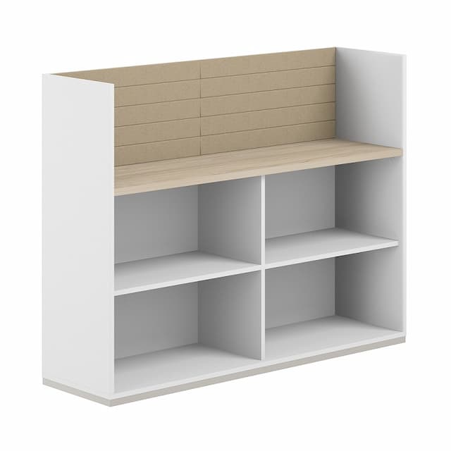 Стеллаж-комбо 1638 односторонний Norden Allegro AG.253.200.663.BG с экраном тканевым высоким