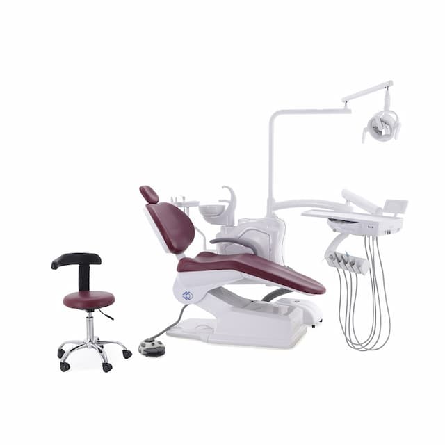 Стоматологическая установка MED-MOS CQ-215 (СО-001М-00) бордо