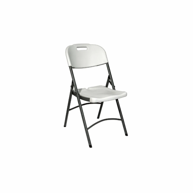 Стул складной банкетный Клен сгр060 (пластик, белый)