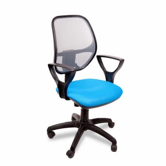 Кресло компьютерное Мирэй Марс new Гольф комфорт (голубой), ткань цветная серия В