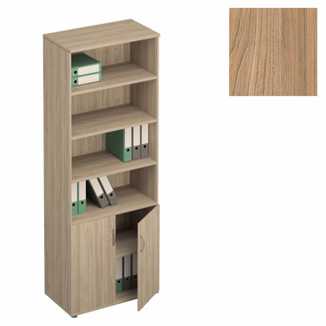 Шкаф для документов полузакрытый Юнитекс Формула (80x45x219) ФР 371 ВЗ вяз светлый